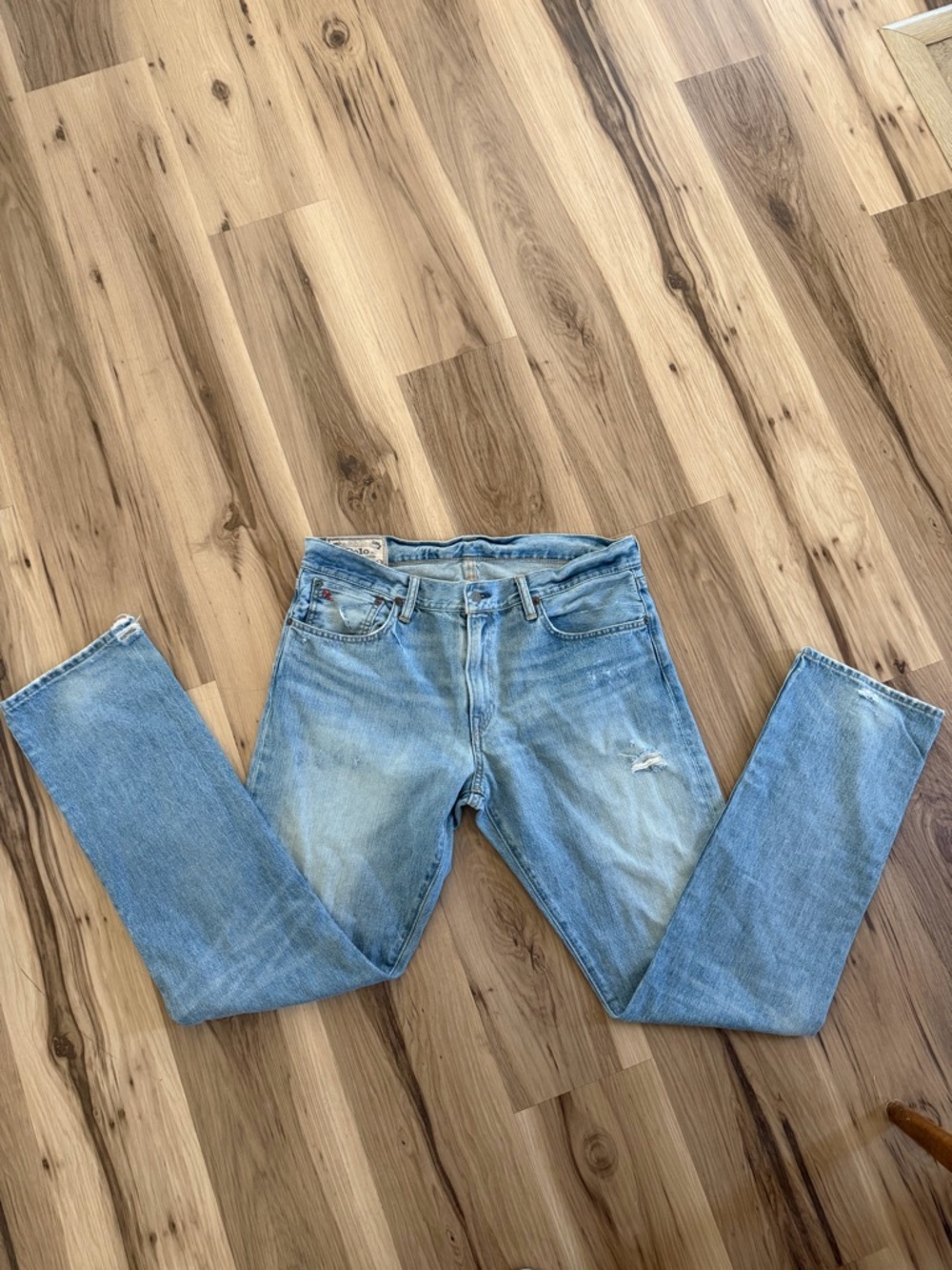 Polo by Ralph Lauren Varick Blue Slim Straight Jeans Size 34x32